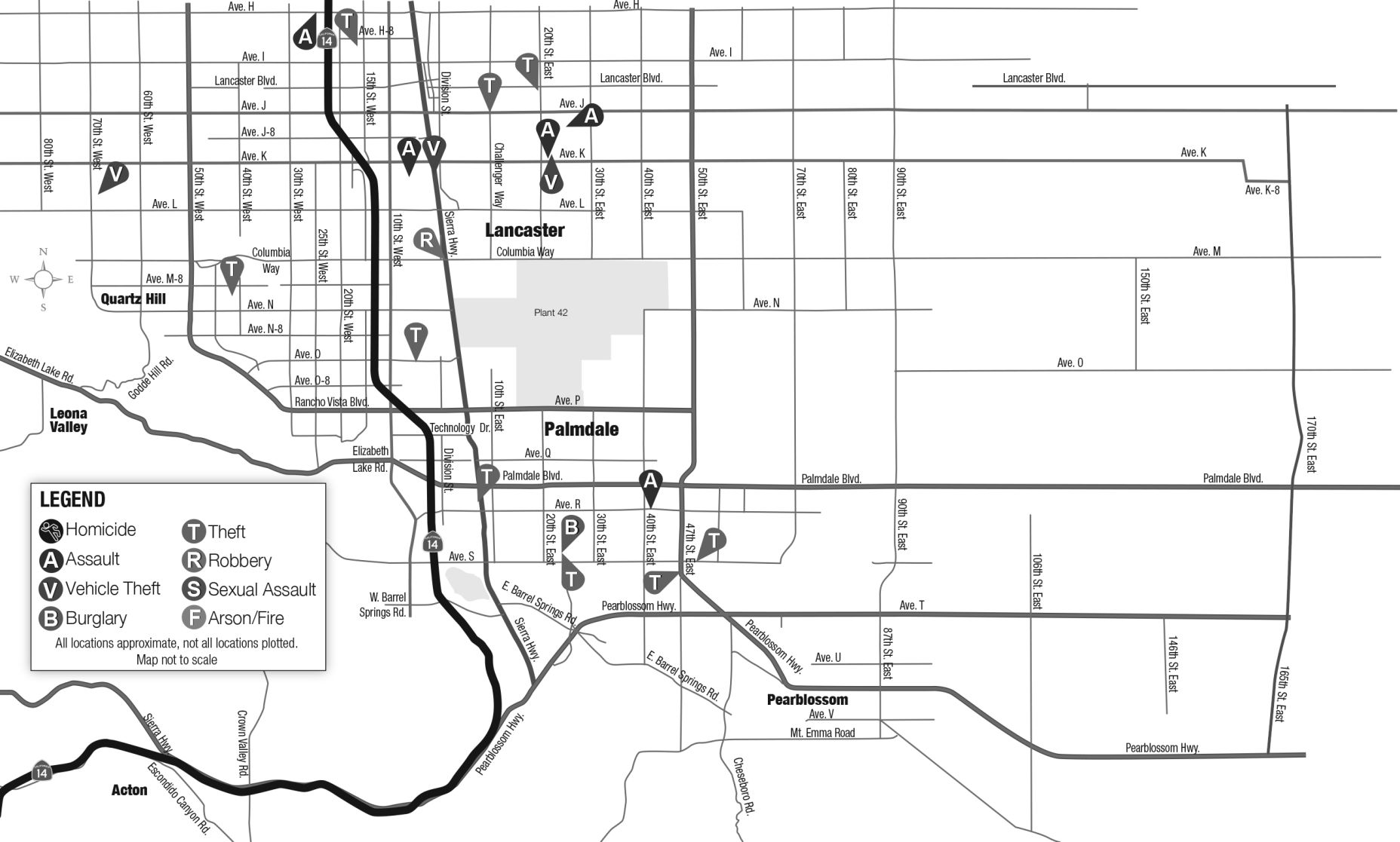 Antelope Valley crime blotterp, December 18, 2019